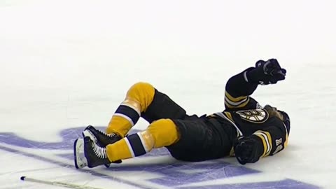 Hockey player knocked out