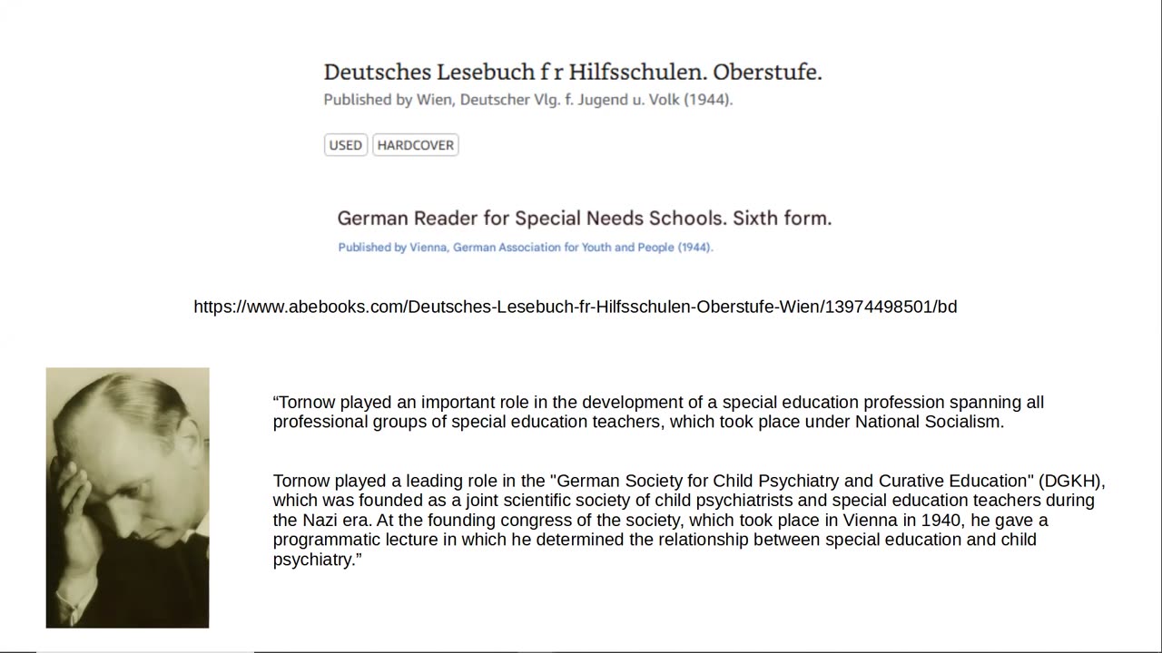 NSDAP German special education schoolbooks from 1943 & 1944