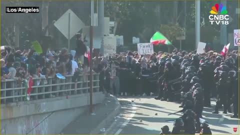 Los Angeles Civil Unrest - Anti-ICE mobs flood streets as chaos unfolds in Los Angeles