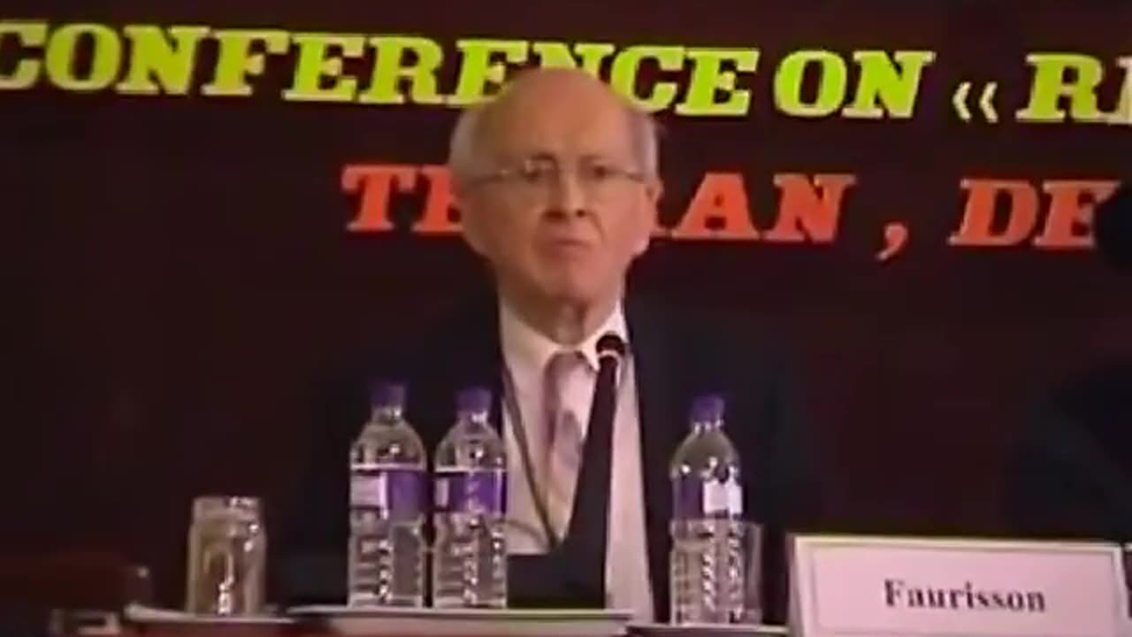 Prof. Faurisson at Teheran 2006 - English with German subtitles