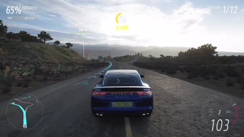 Forza Horizon 5 - Highland Climb in a Porsche Panamera Turbo!