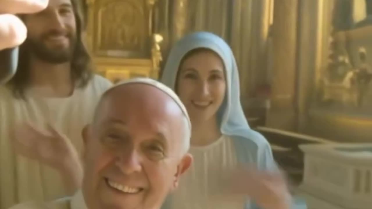 He’s Not Gone. Just Ahead. ✝️💫 (AI Tribute to Pope Francis)