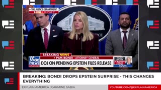 BREAKING Bondi Drops Epstein Surprise - This Changes Everything.