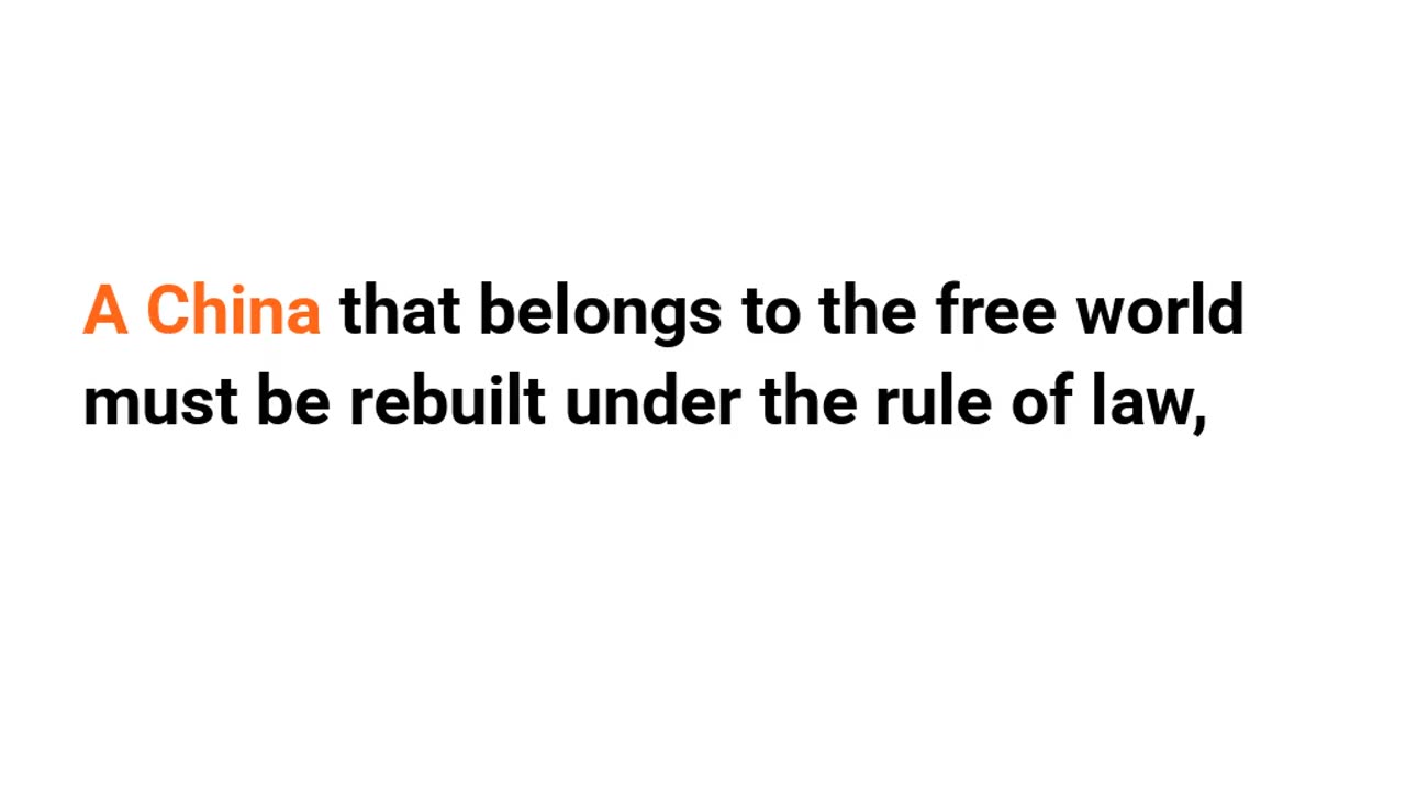 A Free China for the Free World: The Real Roadmap Beyond the CCP