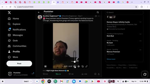 Chicago Gangster Threatens US National Guard