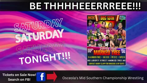 🔥 TONIGHT! TONIGHT! TONIGHT! MARKED TREE, ARE YOU READY!!! MCW IS BACK