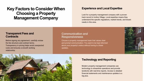 How to Choose the Best Property Management in Incline Village