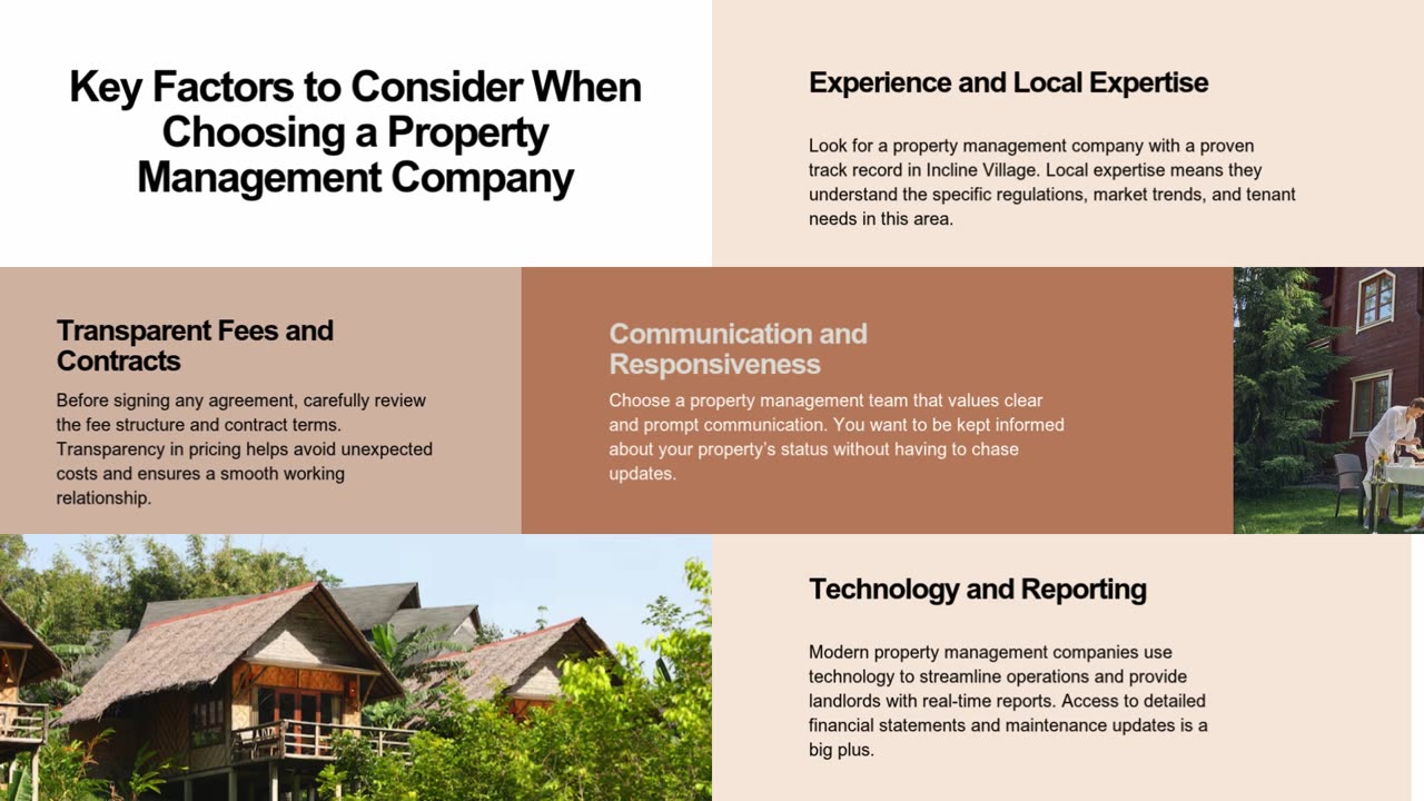 How to Choose the Best Property Management in Incline Village