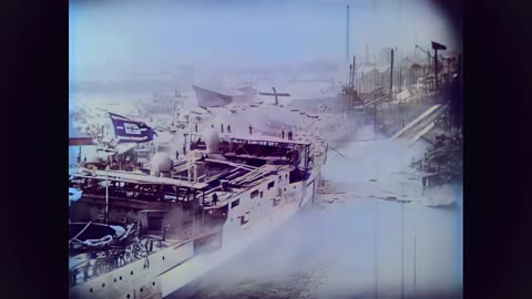 1898 | The launch of HMS Albion.