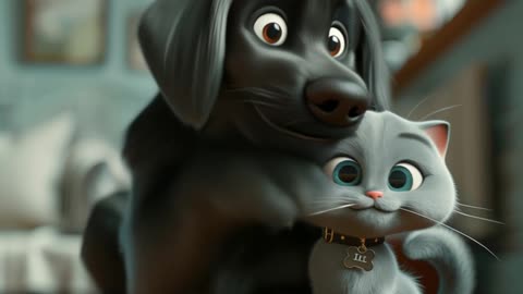 Dog and cat love