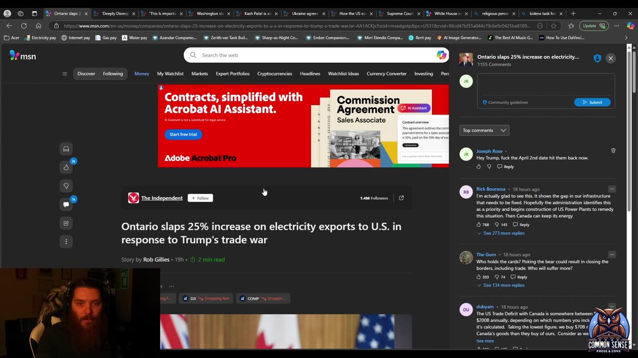 ONTARIO is really screwing itself! | CommonSensePRose&Cons