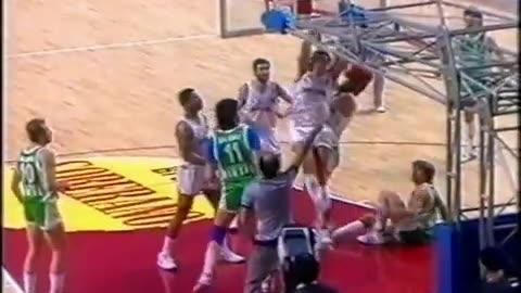 "Real Madrid vs Zalgiris Kaunas" Copa de Europa 1987 (29 de Enero, 1987)