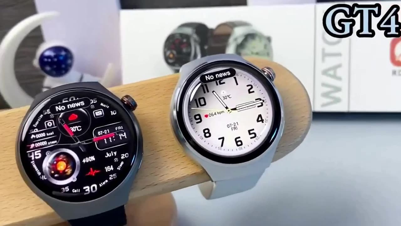 Smart Watch for Men Women Amoled Screen AI Voice NFC Heart Rate Compass