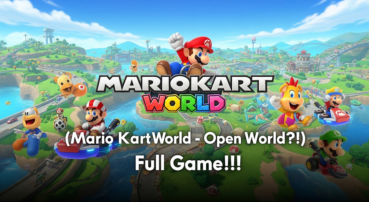 Mario Kart Just Went OPEN WORLD... And It’s INSANE! (Full Gameplay) 🏎️🌎🔥