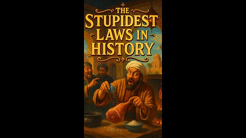 Stupidest laws in history