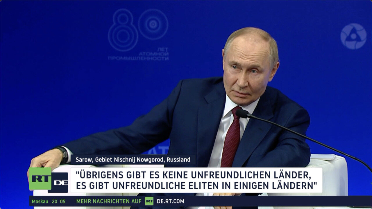 Putin in Sarow: Rede über Atomkraft, USA und internationale Spannungen