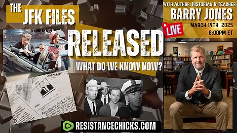 SPECIAL REPORT! JFK Files Released | JFK Historian BARRY JONES Joins Us LIVE