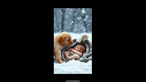 Courageous Puppy Saves Infrant from a Raging Snowstorm!
