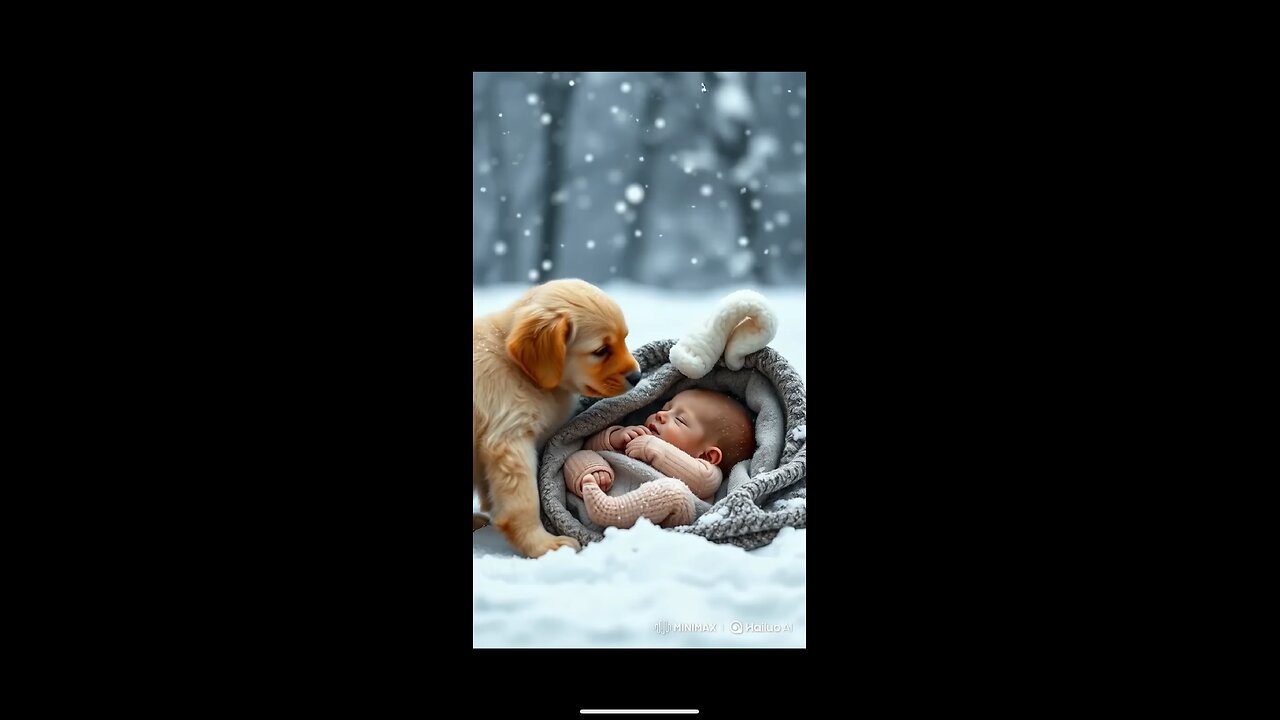 Courageous Puppy Saves Infrant from a Raging Snowstorm!