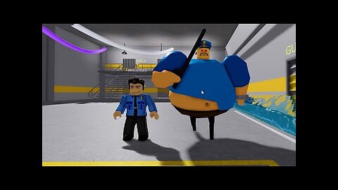 Escaping from a BARRY'S PRISON RUN! And BECAME a BARRY COP