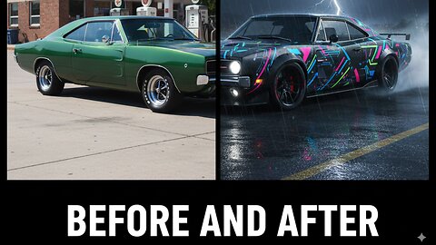 BEFORE and AFTER - Dodge Charger 1969-#BeforeandAfter #OldCars #CarProjects #CarInterior