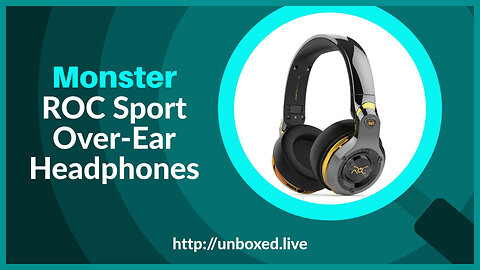 Monster ROC Sport Over-Ear Headphones - PLUGHITZ Live Unboxed