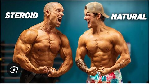 natural Vs steroid body builders