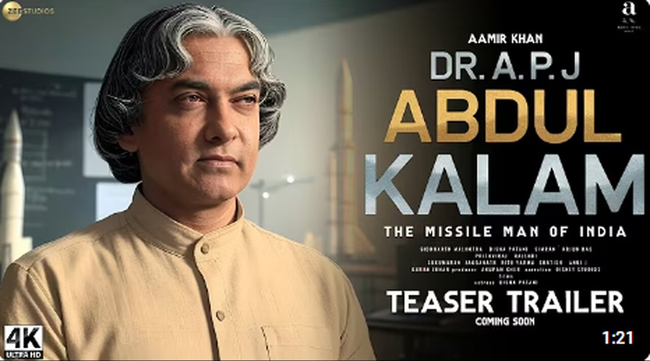 A.P.J ABDUL KALAM - Trailer | Aamir Khan | Boman Irani | Nitesh Tiwari | New Movies Trailers 2025