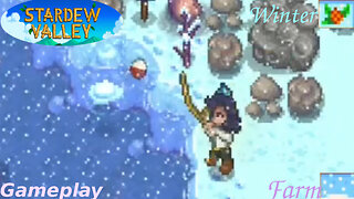 Stardew Valley: Fishing In The Farm | Winter Season Gameplay #2