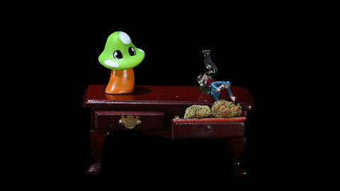 "Hitting the Stash" Blacklight dab.