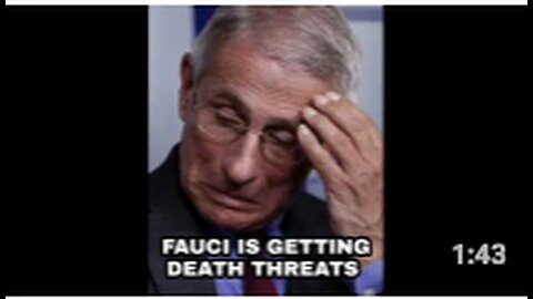 "24-Hour Security Required for Dr. Fauci Due to Death Threats"