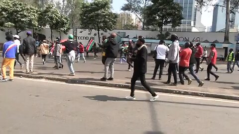Kenyan police fire tear has at protestors in Nairobi