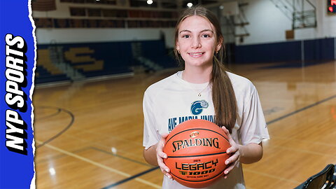Southold girls basketball player Francesca Santacroce is committed to continue playing at Ave Maria University