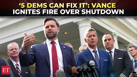 ‘Five Democrats can stop the chaos!’: JD Vance’s fiery call to end government shutdown