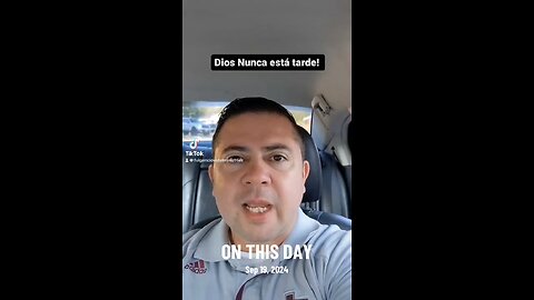 Dios nunca esta tarde, siempre esta a tiempo!
