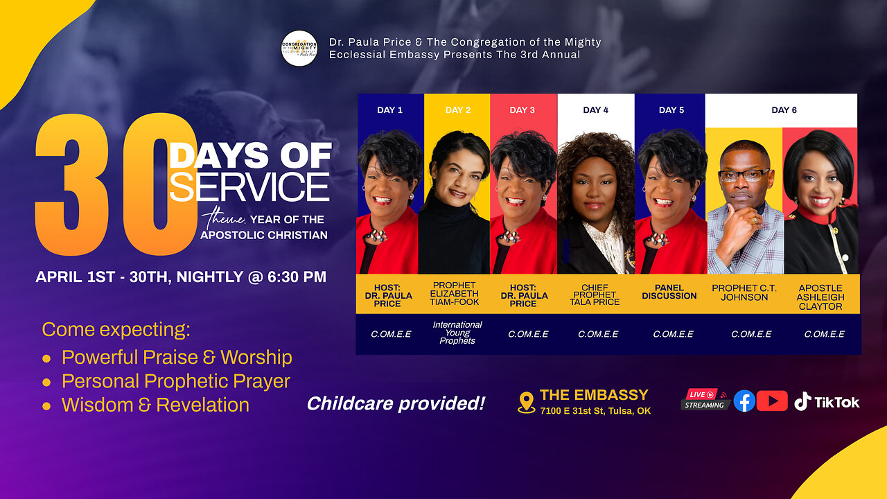 30 Days of Service