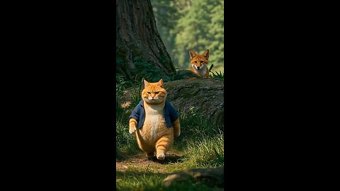 Cat and Tiger funny video ! #shorts