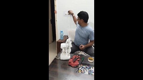 Aaj Kiya kabad mai Pade fan ko theek