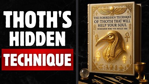 THE FORBIDDEN TECHNIQUE of Thoth that will help your SOUL remember WHO YOU REALLY ARE