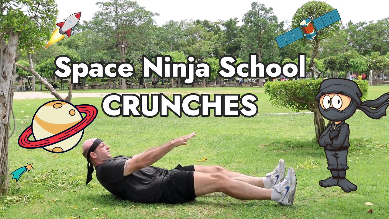 💫 Space Ninja School CRUNCH CHALLENGE! 🥷 Can You Do 10?! 😮