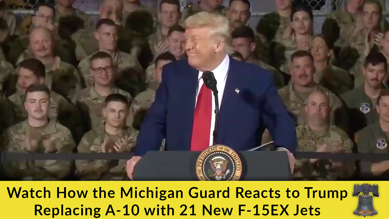 Watch How the Michigan Guard Reacts to Trump Replacing A-10 with 21 New F-15EX Jets