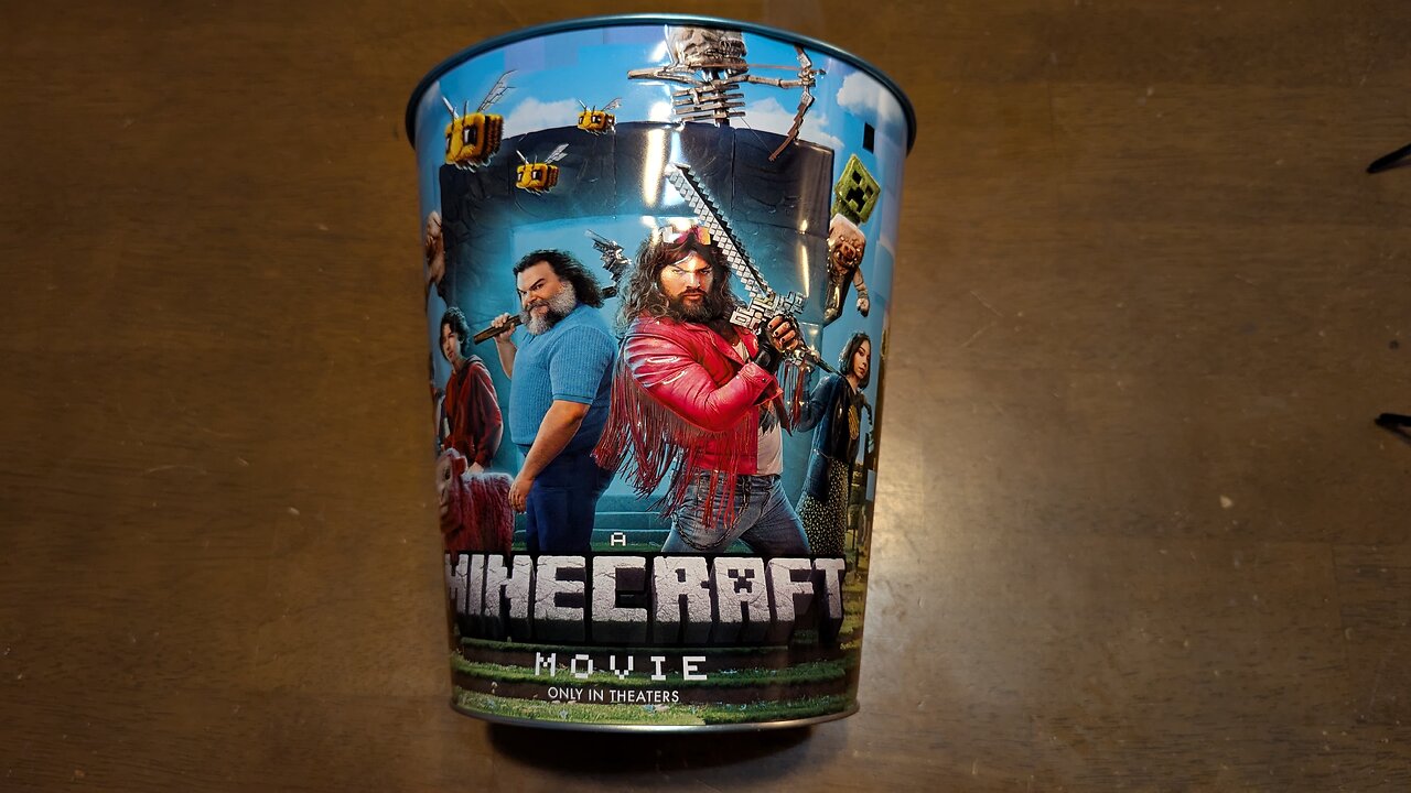 Minecraft Popcorn Bucket Reveal