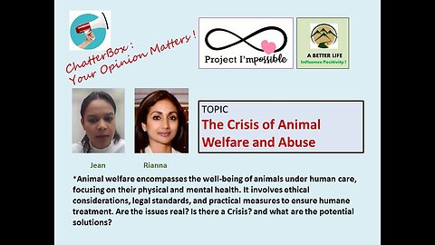 ChatterBox : The Crisis of Animal Welfare and Abuse
