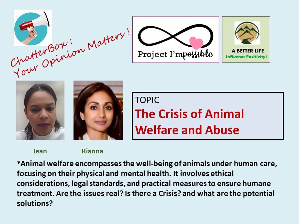 ChatterBox : The Crisis of Animal Welfare and Abuse