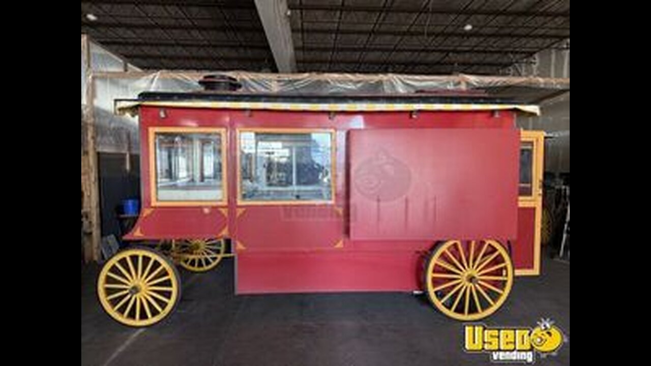 Charming - 2000 6.5' x 14' Popcorn Wagon Trailer | Concession Trailer for Sale in Wisconsin!