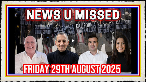 CHARLIE WARD DAILY NEWS WITH CHARLIE WARD WARREN THORNTON FRIDAY 29TH AUGUST 2025