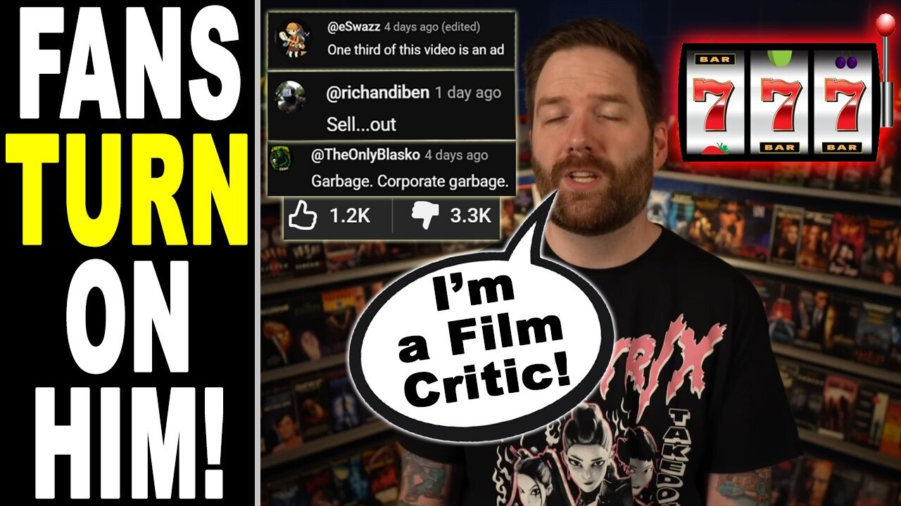 Chris Stuckmann ROASTED by His OWN FANS Over Long Casino App Ad in his Wicked: For Good Review