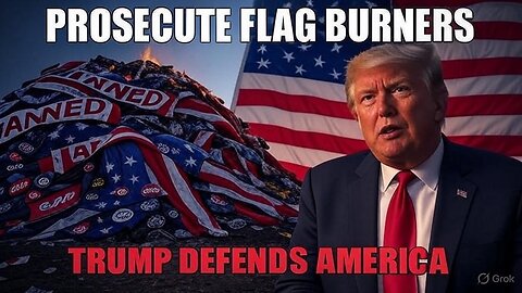 TRUMP: "PROSECUTE Flag Burners" - Why The LEFT Hates Our Flag, Culture, and Benefits