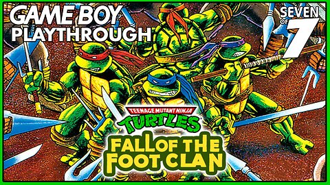 Teenage Mutant Ninja Turtles: Fall of the Foot Clan Playthrough (Game Boy)