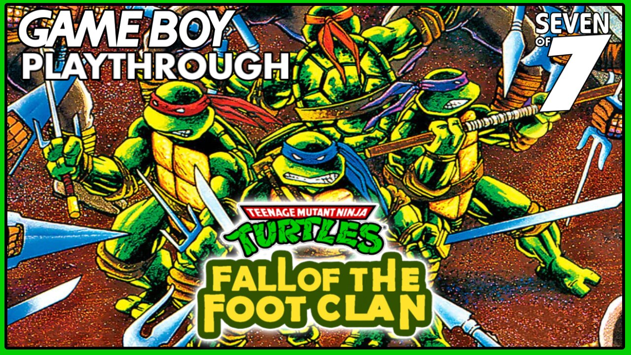 Teenage Mutant Ninja Turtles: Fall of the Foot Clan Playthrough (Game Boy)
